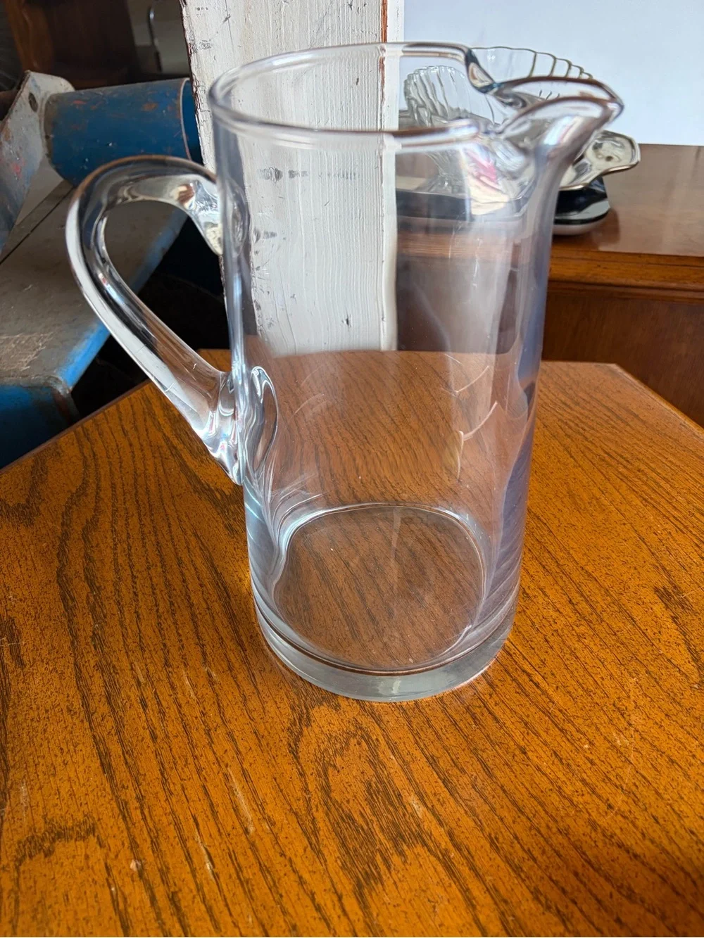 Clear Glass Pitcher with Handle - Home Dining